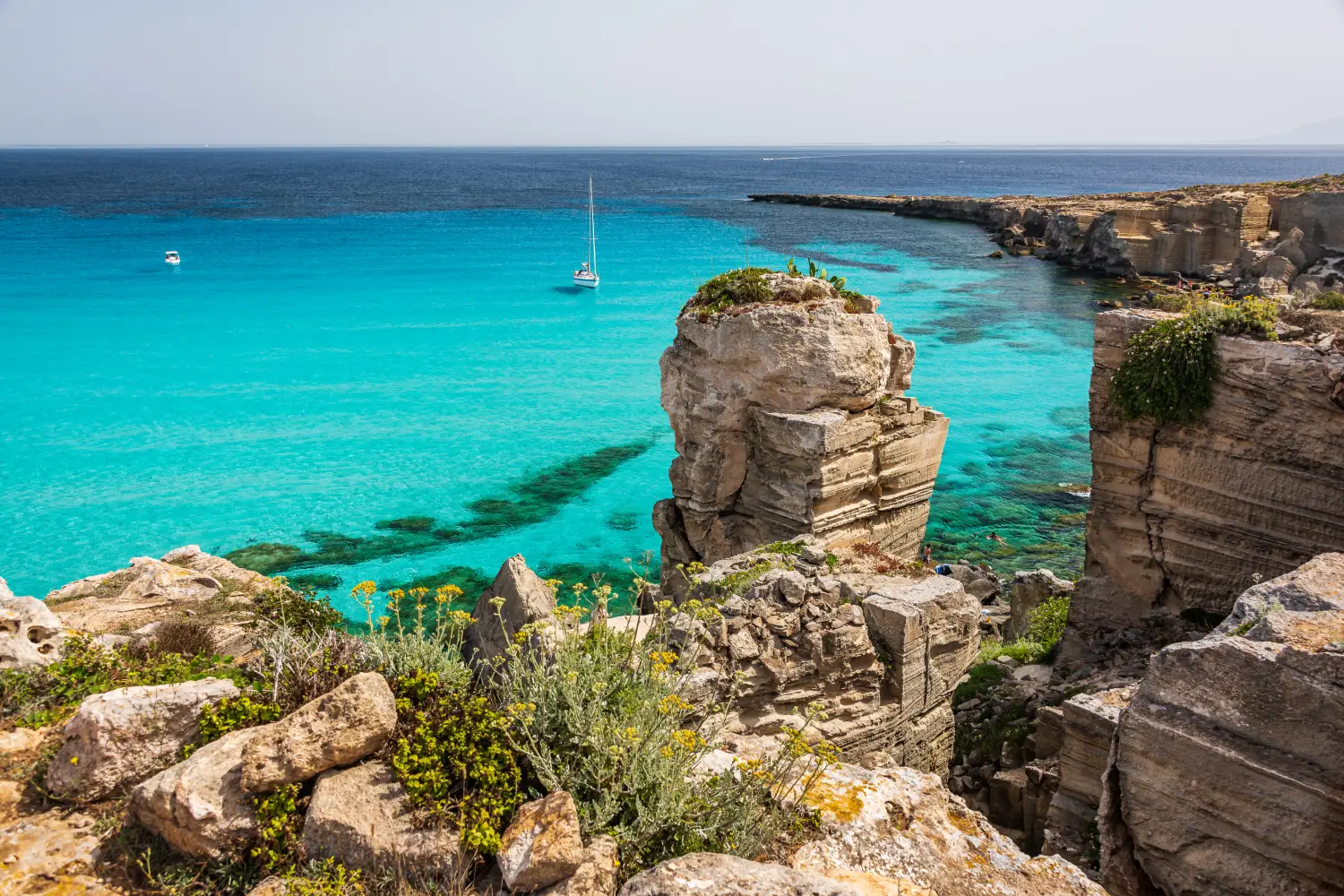 cala rossa favignana  ägadische inseln image