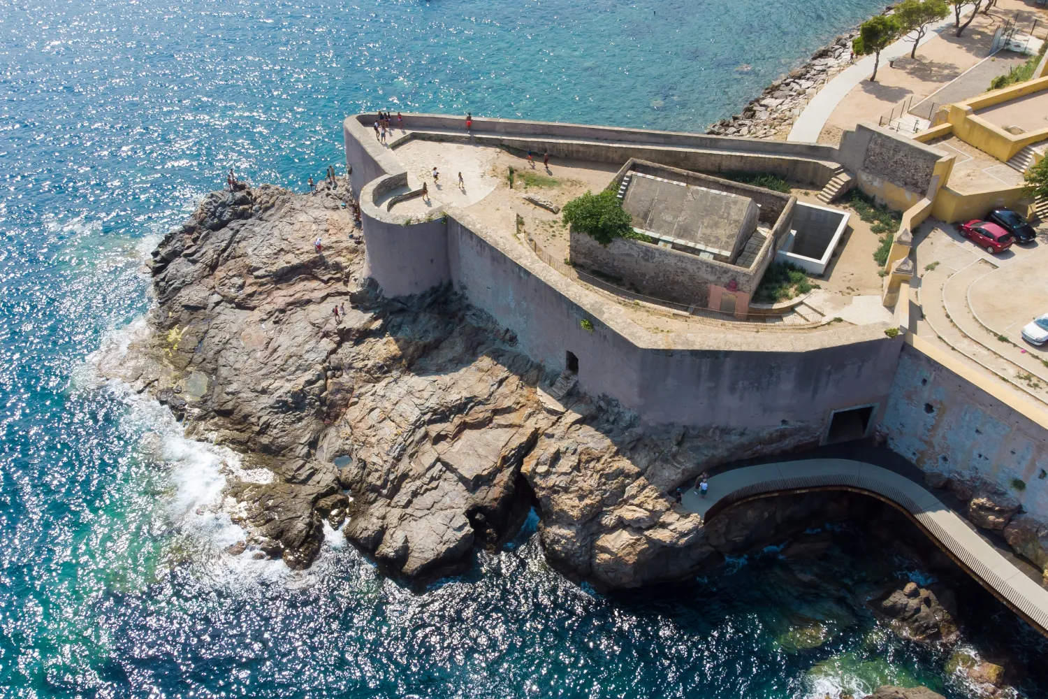 luftaufnahme der bastia zitadelle image