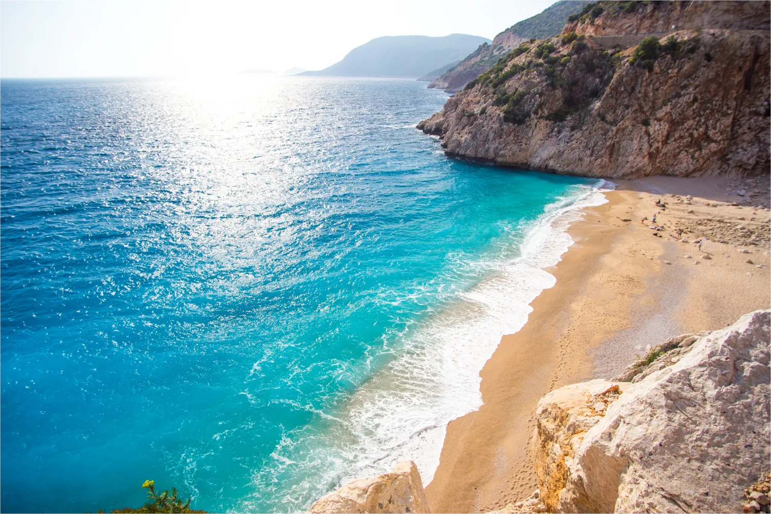 kas kaputas strand mittelmeer image