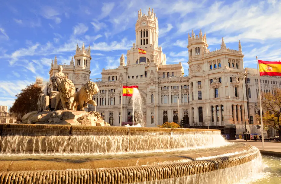 Cibeles-Brunnen in Madrid, Spanien