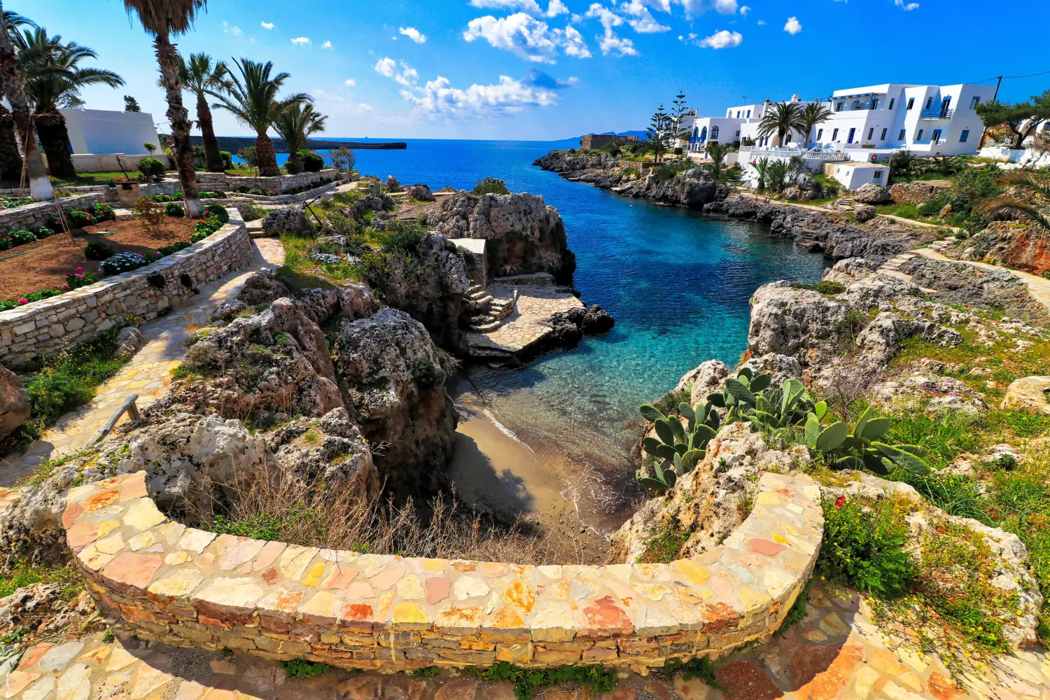 Der Strand von Avlemonas in Kythira