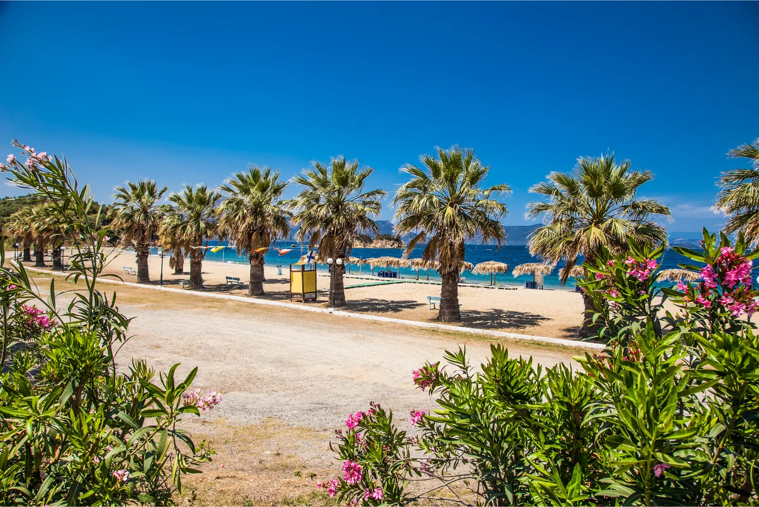Nisiotissa Strand in Evia, Griechenland