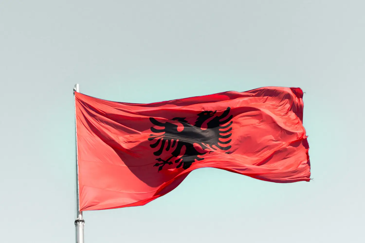 Albanische Flagge